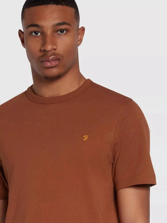 Farah Danny Tee in Golden Brown